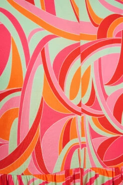 LIMITED COLLECTION Curve Bright Pink Abstract Print Midaxi Smock Dress 13 LIMITED COLLECTION Curve Bright Pink Abstract Print Midaxi Smock Dress -Saga Dresses Shop 390500ba ed77 4a 213732 S