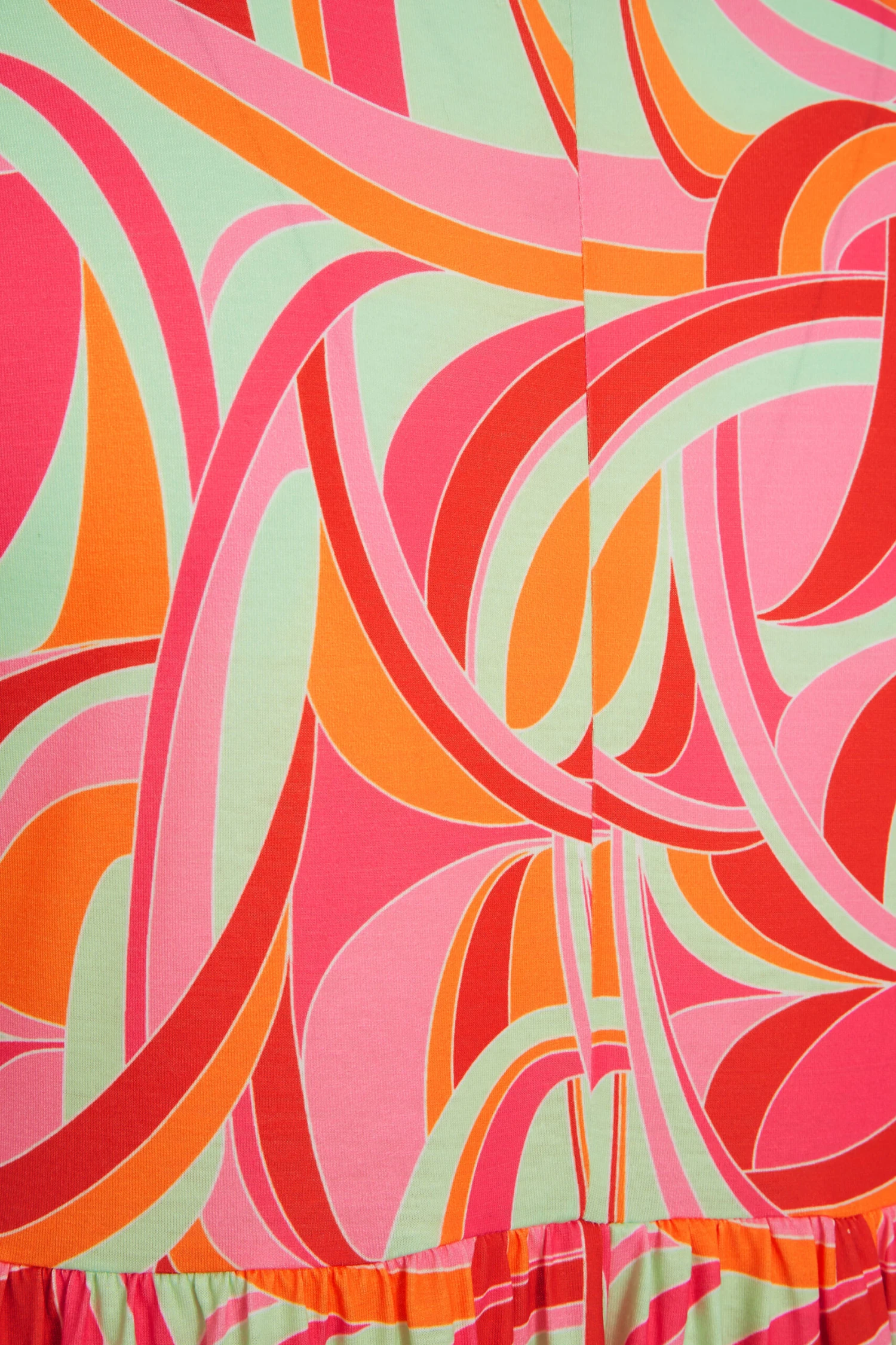 LIMITED COLLECTION Curve Bright Pink Abstract Print Midaxi Smock Dress 6 LIMITED COLLECTION Curve Bright Pink Abstract Print Midaxi Smock Dress - Image 6