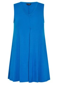 YOURS Curve Cobalt Blue Swing Vest Top -Saga Dresses Shop 3ac9979e e515 47 320786 X