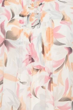 YOURS Curve Orange Floral Pintuck Sleeveless Blouse -Saga Dresses Shop 3f54a5ce 7a7a 4e 330094 Z