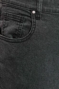 YOURS Curve Black Side Split Stretch Straight Leg Jeans -Saga Dresses Shop 428cbe28 49d2 40 143022 Z