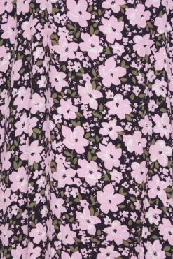 YOURS Curve Black Floral Print Shift Dress -Saga Dresses Shop 42f104bf 5806 47 137525 Z