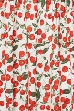 LIMITED COLLECTION Curve White Cherry Print Frill Maxi Dress 9 LIMITED COLLECTION Curve White Cherry Print Frill Maxi Dress -Saga Dresses Shop 499f0529 b1be 40 215683 Z