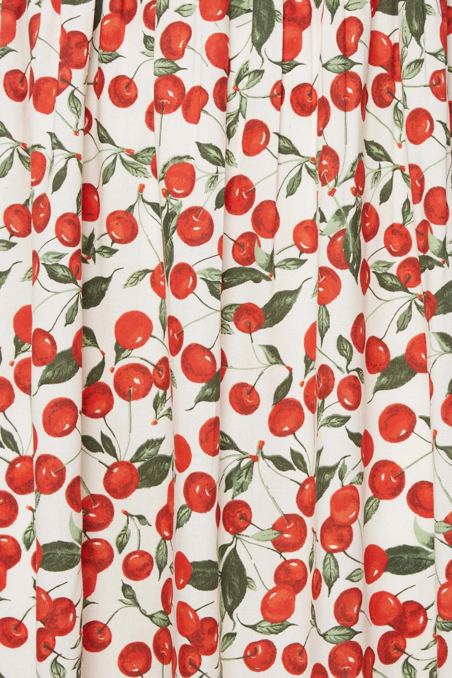 LIMITED COLLECTION Curve White Cherry Print Frill Maxi Dress 4 LIMITED COLLECTION Curve White Cherry Print Frill Maxi Dress - Image 4