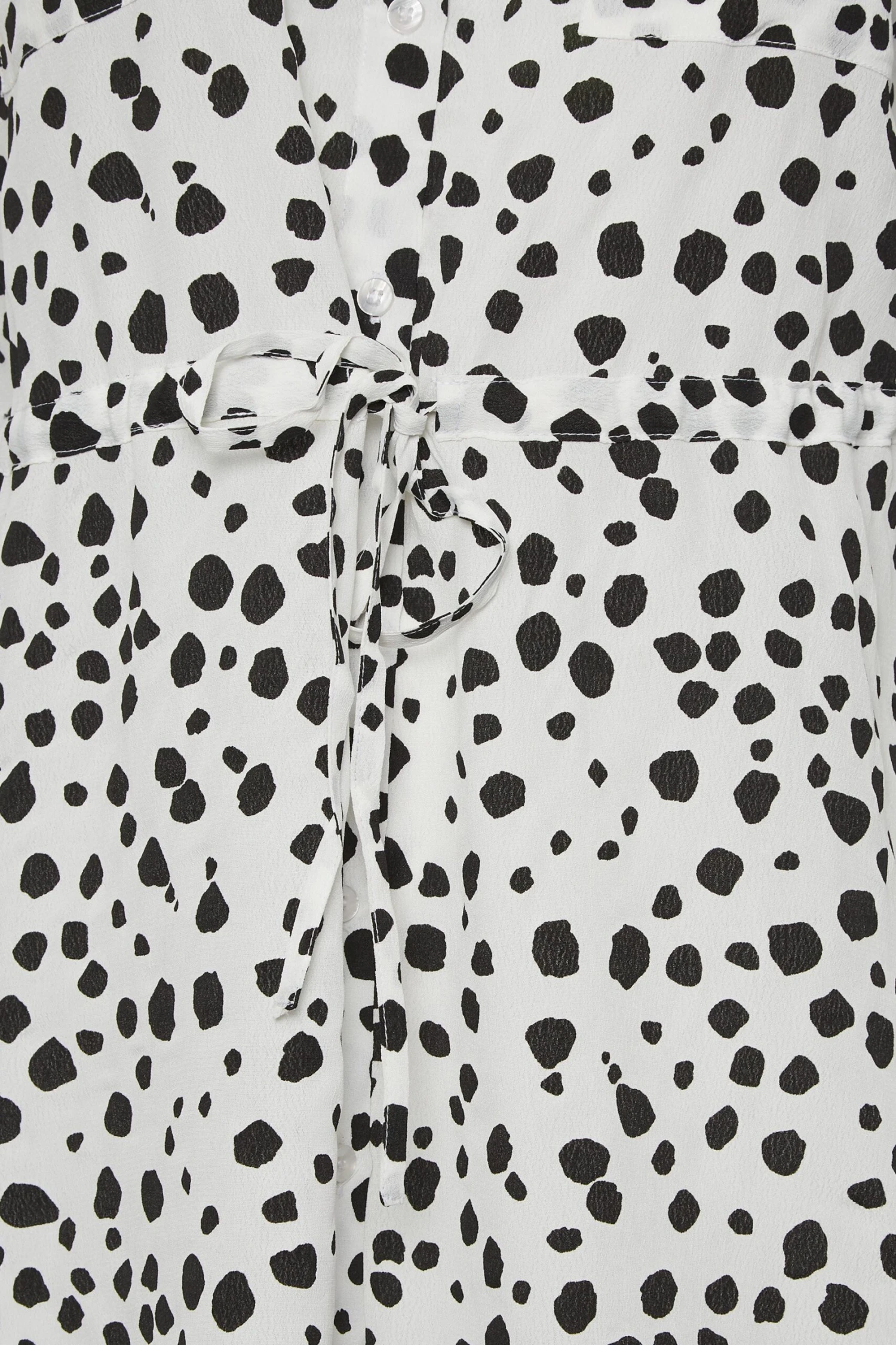 YOURS Curve White Dalmatian Print Utility Tunic Shirt 4 YOURS Curve White Dalmatian Print Utility Tunic Shirt - Image 4