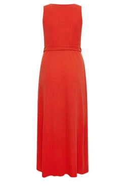 YOURS Curve Red Button Through Sleeveless Maxi Dress -Saga Dresses Shop 4e844a65 d96a 4d 137556 Y