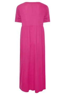 LIMITED COLLECTION Curve Hot Pink Pocket Maxi Dress 13 LIMITED COLLECTION Curve Hot Pink Pocket Maxi Dress -Saga Dresses Shop 4f5c3e08 9975 4d 215719 Y