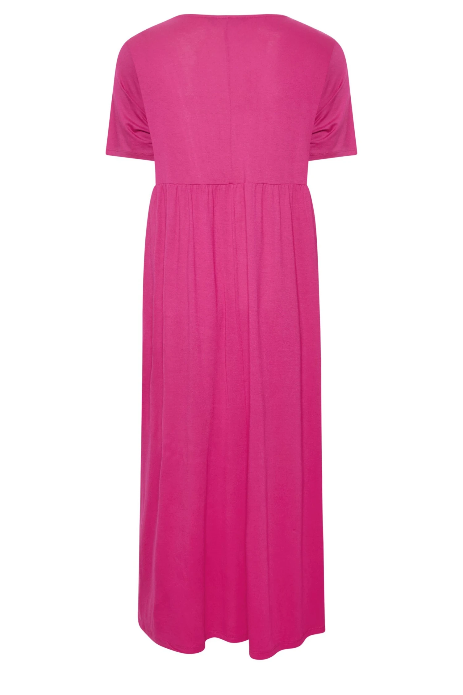 LIMITED COLLECTION Curve Hot Pink Pocket Maxi Dress 7 LIMITED COLLECTION Curve Hot Pink Pocket Maxi Dress - Image 7