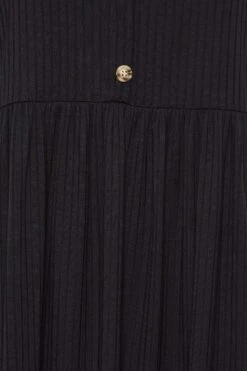 LIMITED COLLECTION Curve Black Ribbed Square Neck Midi Dress -Saga Dresses Shop 4f68b841 acfd 4f 215601 1