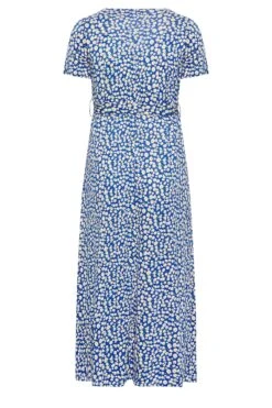 YOURS Curve Blue Ditsy Floral Wrap Dress 11 YOURS Curve Blue Ditsy Floral Wrap Dress -Saga Dresses Shop 518c3432 3f0c 41 301995 Y