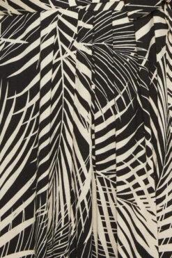 YOURS Curve Black Leaf Print Wrap Dress 9 YOURS Curve Black Leaf Print Wrap Dress -Saga Dresses Shop 528cef58 043a 46 301599 Z