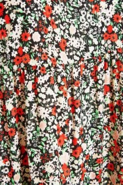 LIMITED COLLECTION Curve Black Ditsy Print Midaxi Smock Dress 9 LIMITED COLLECTION Curve Black Ditsy Print Midaxi Smock Dress -Saga Dresses Shop 53569c9a 2bd3 42 217011 S