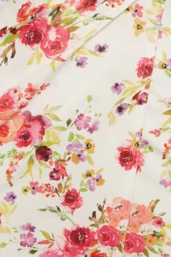 YOURS PETITE Curve White Floral Wrap Midi Dress 9 YOURS PETITE Curve White Floral Wrap Midi Dress -Saga Dresses Shop 540d436f b764 43 174482 Z