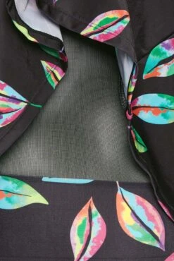 YOURS Curve Black Tropical Print Frill Swimdress 11 YOURS Curve Black Tropical Print Frill Swimdress -Saga Dresses Shop 54461056 9acc 45 150304 Z1