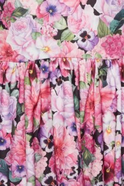 YOURS PETITE Curve Black Floral Border Bardot Dress 9 YOURS PETITE Curve Black Floral Border Bardot Dress -Saga Dresses Shop 54a58f28 06c1 45 174573 Z