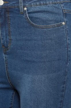 YOURS Curve Indigo Blue Rip & Repair Skinny Stretch AVA Jeans 9 YOURS Curve Indigo Blue Rip & Repair Skinny Stretch AVA Jeans -Saga Dresses Shop 550d48ee 2935 4b 143259 Z