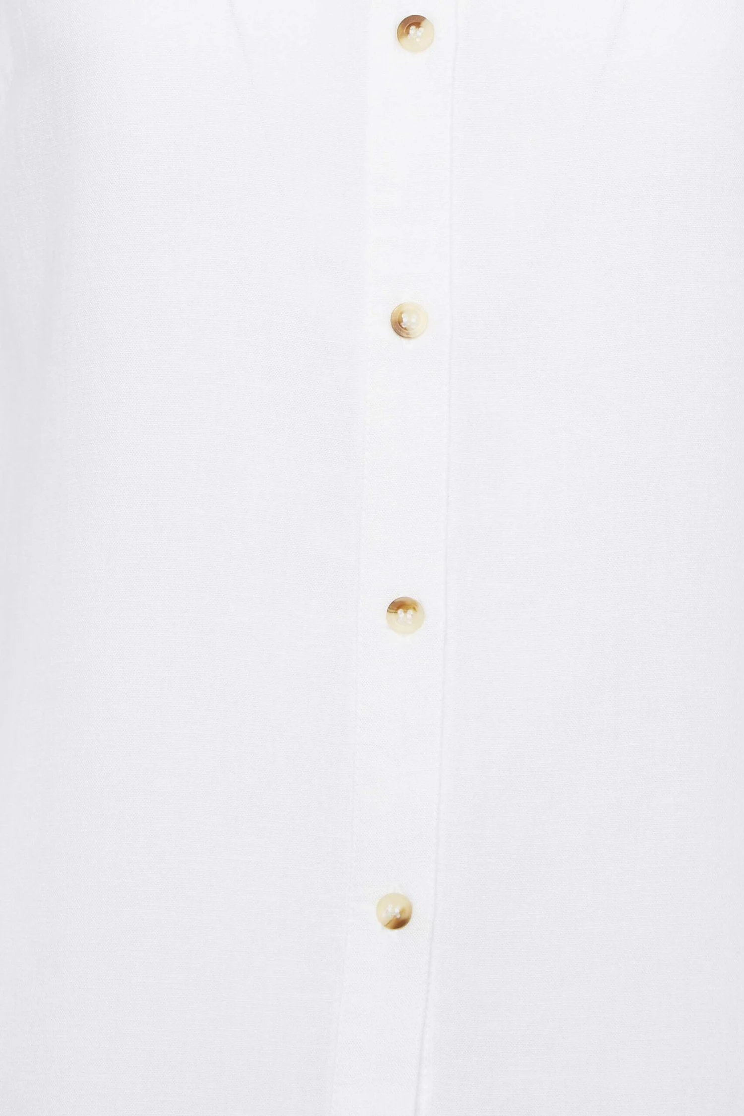 YOURS PETITE Curve White Linen Blend Shirt 4 YOURS PETITE Curve White Linen Blend Shirt - Image 4