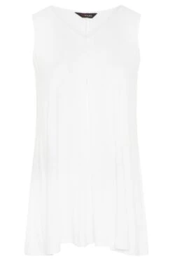 YOURS 2 PACK Curve Black & White Pleat Front Vest Tops -Saga Dresses Shop 57ae7049 8977 4d 320794 X1