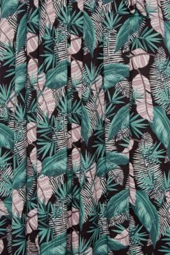 YOURS Curve Black Leaf Print Maxi Wrap Dress 9 YOURS Curve Black Leaf Print Maxi Wrap Dress -Saga Dresses Shop 5ae81b7f a487 43 302162 Z