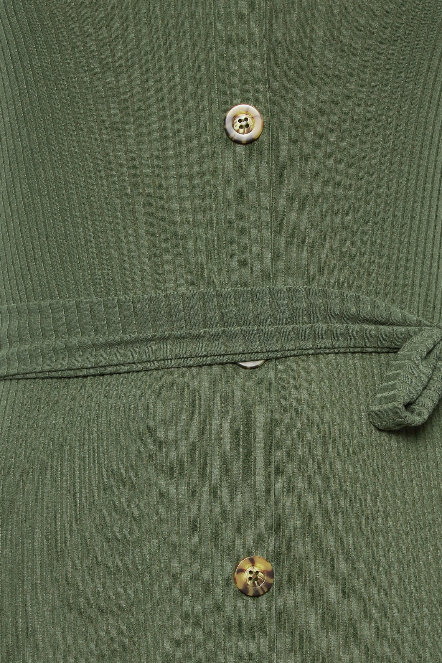 YOURS Curve Green Button Through Sleeveless Maxi Dress 4 YOURS Curve Green Button Through Sleeveless Maxi Dress - Image 4