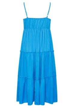 LIMITED COLLECTION Curve Blue Crochet Tiered Midaxi Dress 11 LIMITED COLLECTION Curve Blue Crochet Tiered Midaxi Dress -Saga Dresses Shop 5bbab96c e4c9 48 215582 Y