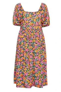 LIMITED COLLECTION Curve Yellow Floral Midaxi Dress 11 LIMITED COLLECTION Curve Yellow Floral Midaxi Dress -Saga Dresses Shop 5cfddd96 e14c 43 215829 Y