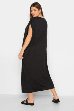 YOURS Curve Black Double Layered Dress -Saga Dresses Shop 5ec182f3 084e 4b 301852 D