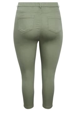 YOURS Curve Sage Green Cropped Stretch GRACE Jeggings 7 YOURS Curve Sage Green Cropped Stretch GRACE Jeggings -Saga Dresses Shop 6160039b c8c8 47 144757 Y