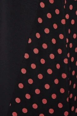 YOURS Curve Black & Red Back Polka Dot Print Vest Top -Saga Dresses Shop 63fa331f f47c 4e 302254 Z