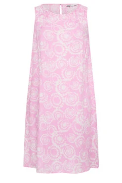 YOURS Curve Light Pink Tie Dye Print Swing Dress 10 YOURS Curve Light Pink Tie Dye Print Swing Dress -Saga Dresses Shop 64e99bba 0b4c 4e 137447 X