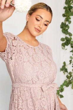 YOURS LONDON Curve Light Pink Floral Lace Skater Dress 8 YOURS LONDON Curve Light Pink Floral Lace Skater Dress -Saga Dresses Shop 67b30a79 1a5d 4d 161996 D