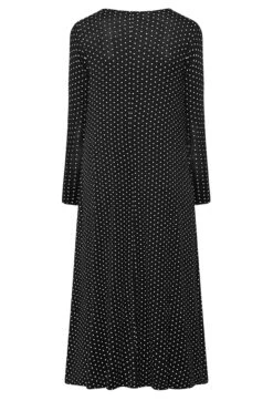 LIMITED COLLECTION Curve Black Polka Dot Pleat Front Dress 11 LIMITED COLLECTION Curve Black Polka Dot Pleat Front Dress -Saga Dresses Shop 69083ee1 48e0 48 215234 Y