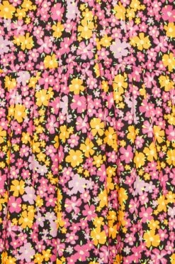 LIMITED COLLECTION Curve Pink Floral Print Ring Front Midi Dress 9 LIMITED COLLECTION Curve Pink Floral Print Ring Front Midi Dress -Saga Dresses Shop 6a1f65b0 f71c 43 215709 Z