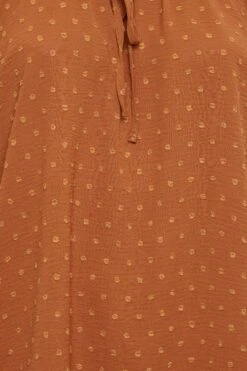 YOURS Curve Orange Gypsy Dobby Top -Saga Dresses Shop 6c758fe8 6223 4d 174283 Z