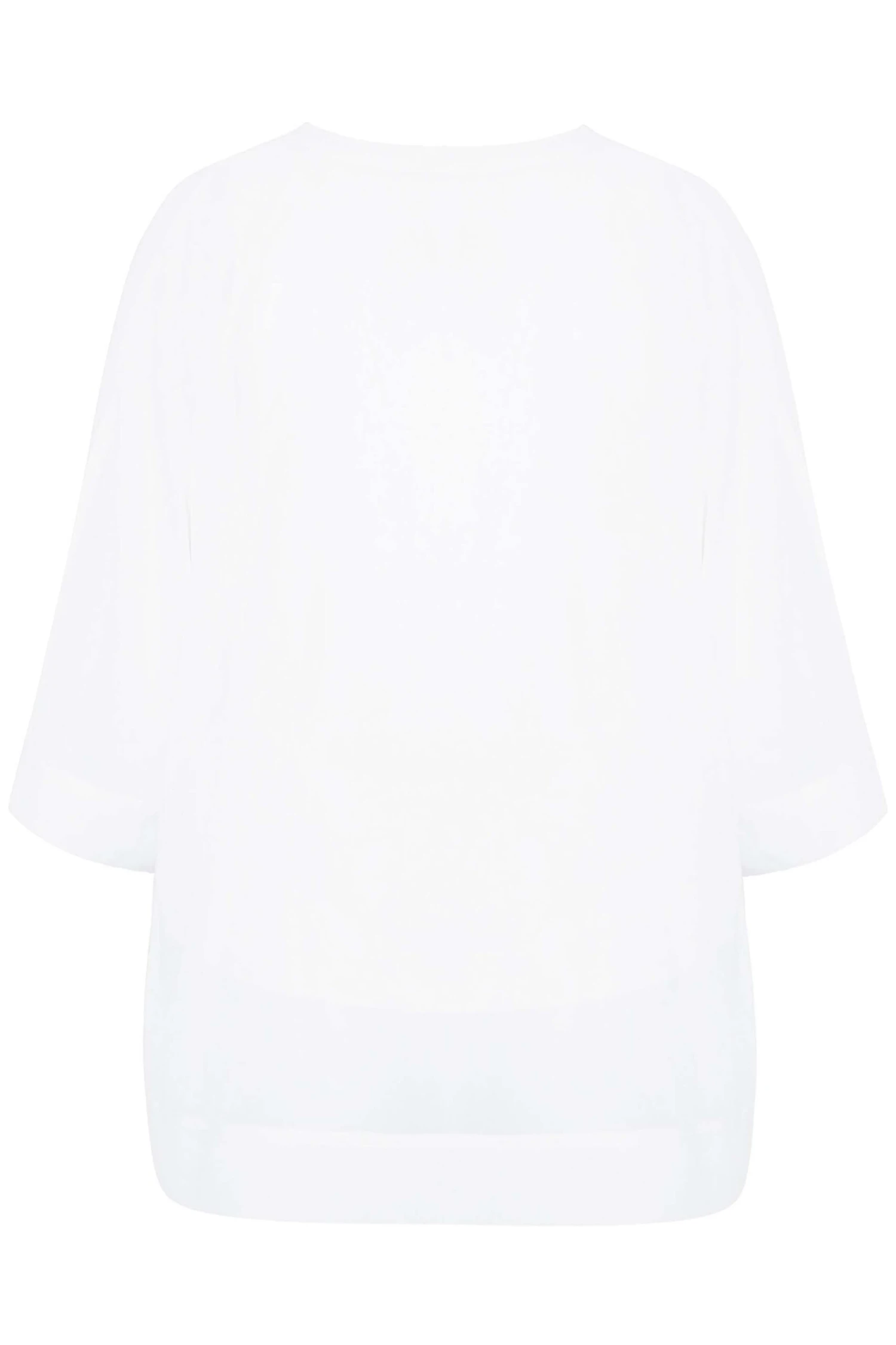 YOURS LONDON Curve White Chiffon Cape Blouse 6 YOURS LONDON Curve White Chiffon Cape Blouse - Image 6