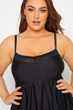 YOURS Curve Black Mesh Panel Tummy Control Swim Dress 12 YOURS Curve Black Mesh Panel Tummy Control Swim Dress -Saga Dresses Shop 6fc2b0ec 4ec8 46 150210 D