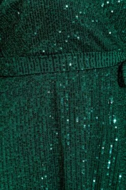 YOURS LONDON Curve Green Sequin Embellished Double Wrap Dress 9 YOURS LONDON Curve Green Sequin Embellished Double Wrap Dress -Saga Dresses Shop 718a9617 da1b 45 161394 Z
