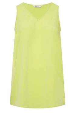 YOURS Curve Lime Green Cami Vest Top -Saga Dresses Shop 721f900d ebe2 49 131924 X