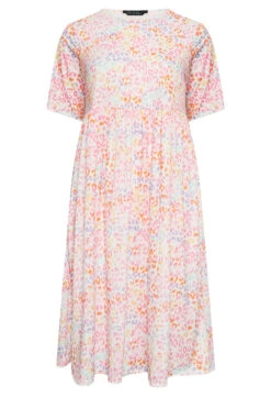 LIMITED COLLECTION Curve White Animal Print Midaxi Smock Dress 10 LIMITED COLLECTION Curve White Animal Print Midaxi Smock Dress -Saga Dresses Shop 73053e77 e549 4d 215706 X