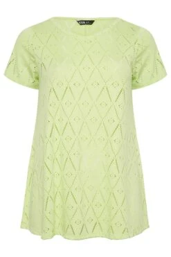 YOURS Curve 2 PACK Black Broderie Swing T-Shirts -Saga Dresses Shop 738f530c 1921 43 321029 X