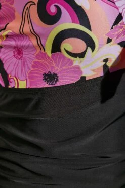 YOURS Curve Black Retro Floral Bow Tummy Control Swimsuit 9 YOURS Curve Black Retro Floral Bow Tummy Control Swimsuit -Saga Dresses Shop 752d6544 fe47 44 150263 Z