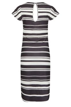 YOURS PETITE Curve Black & White Stripe Knot Midi Dress 11 YOURS PETITE Curve Black & White Stripe Knot Midi Dress -Saga Dresses Shop 7b260364 4e3c 48 174578 Y