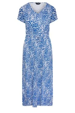 YOURS Curve Cobalt Blue Animal Print Maxi T-Shirt Dress 10 YOURS Curve Cobalt Blue Animal Print Maxi T-Shirt Dress -Saga Dresses Shop 7de11dd9 ff16 4e 137299 X