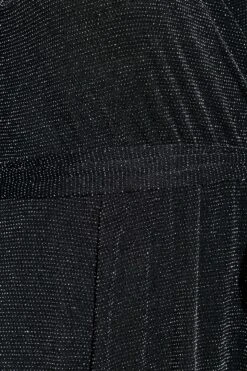 YOURS LONDON Curve Black & Silver Glitter Wrap Dress -Saga Dresses Shop 7e9cdb84 d63e 48 161640 Z