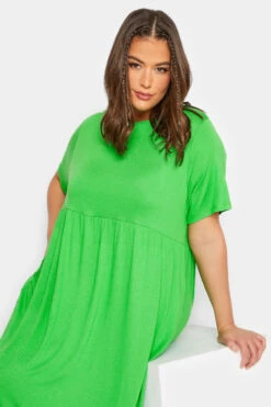 LIMITED COLLECTION Curve Bright Green Pocket Maxi Dress 8 LIMITED COLLECTION Curve Bright Green Pocket Maxi Dress -Saga Dresses Shop 8111ae1d e08a 44 215718 D