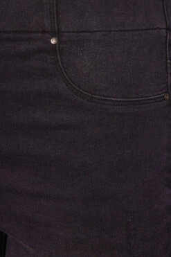 YOURS FOR GOOD Curve Black Stretch Ripped Knee JENNY Jeggings -Saga Dresses Shop 8197c356 cba1 4d 142710 S