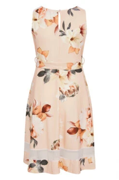 YOURS LONDON Curve Pink Floral Mesh Panel Skater Dress 11 YOURS LONDON Curve Pink Floral Mesh Panel Skater Dress -Saga Dresses Shop 8293eba4 136a 40 161453 Y