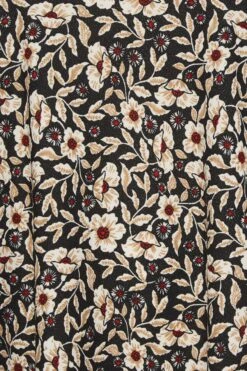 YOURS Curve Black Floral Print Drape Pocket Mini Dress 9 YOURS Curve Black Floral Print Drape Pocket Mini Dress -Saga Dresses Shop 82bdf3e6 6f54 43 301907 Z