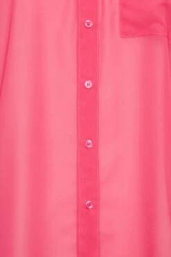 YOURS LONDON Curve Hot Pink Pleat Sleeve Shirt 9 YOURS LONDON Curve Hot Pink Pleat Sleeve Shirt -Saga Dresses Shop 83e708ad 2b5e 4d 162006 Z