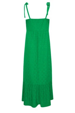 YOURS Curve Green Broderie Anglaise Maxi Dress -Saga Dresses Shop 84410349 e5b5 40 137557 Y